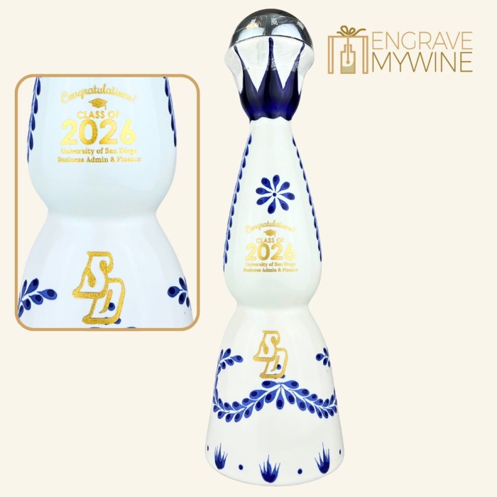 custom graduation tequila gift