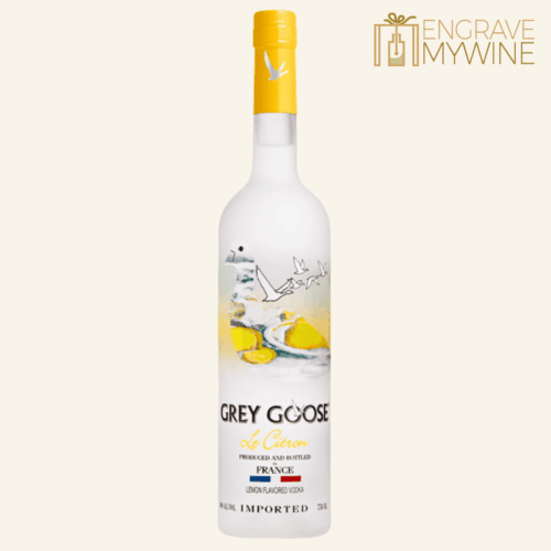 engraved grey goose citron vodka 1L