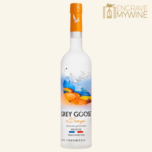 custom grey goose orange vodka 1L