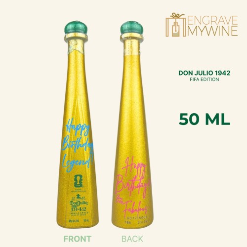 custom 1942 gold bottle engraved