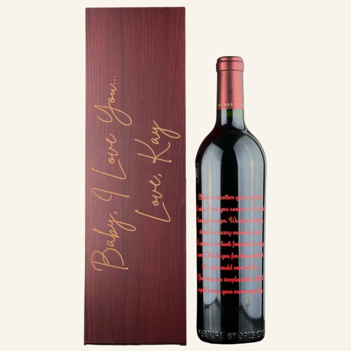 Opus One (vintage varies) - Engrave My Wine