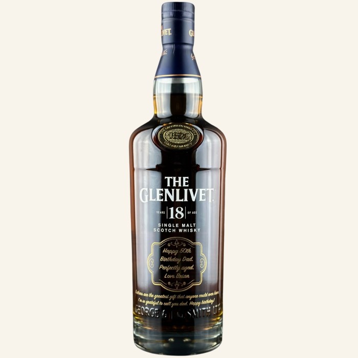 Glenlivet 18 Year Old - Engrave My Wine